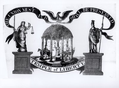 Temple of Liberty, 1834 by American School